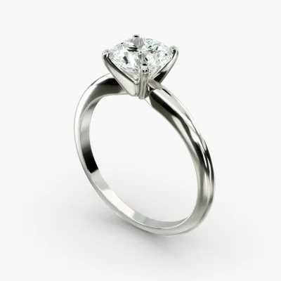 1.00ct Classic Four-prong Solitare Engagement Ring 14k