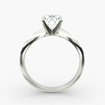 1.00ct Classic Four-prong Solitare Engagement Ring 14k
