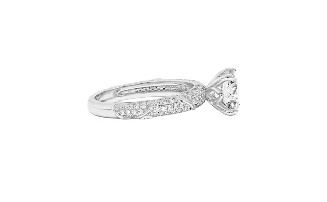 Twilight Cluster Ring (CI. Zaveri)- 0.98 CTW 107 PCS VS1 Lab Grown Round Diamond Ring