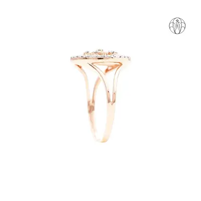 Twilight Cluster Ring (CI. Zaveri)- 0.98 CTW 107 PCS VS1 Lab Grown Round Diamond Ring