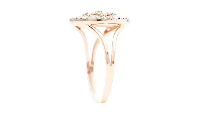 Noor Circle Ring (CI. Zaveri)- 0.20 CTW 35 PCS VS1 Lab Grown Diamond Ring