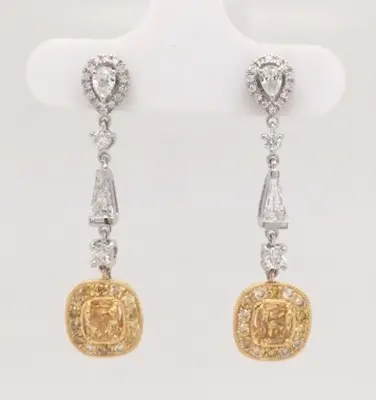 Authentic 1.28 Carat Diamond Earrings - Icy White Gold Luxury