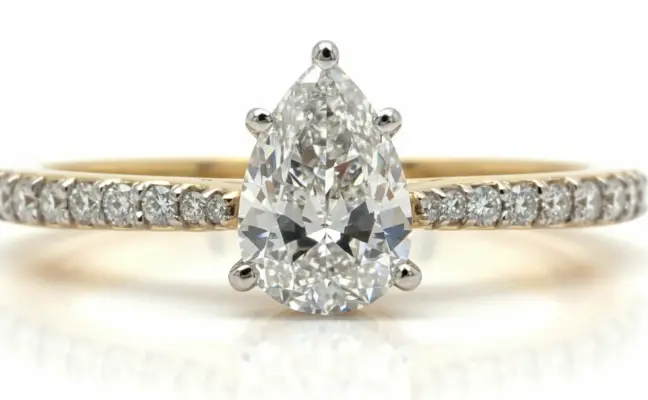 0.91 CT Natural Diamond Solitaire Ring in Arctic White Gold diamond jewelry