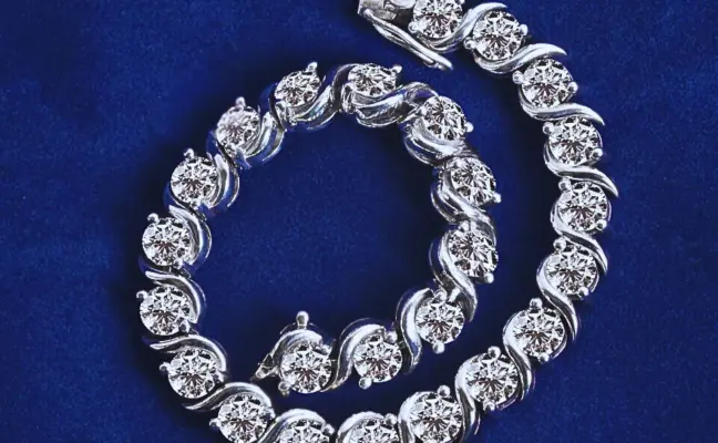 Brilliant Round Cut Lab Grown Diamond Tennis Bracelet