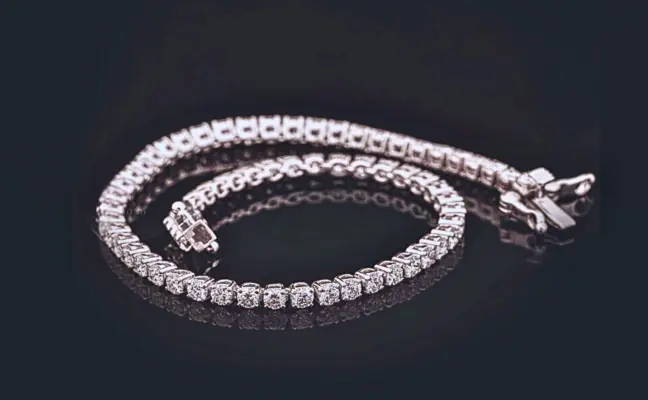 Round Cut LAB Diamond Tennis Bracelet