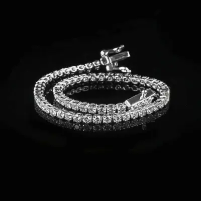 Round Cut LAB Diamond Tennis Bracelet