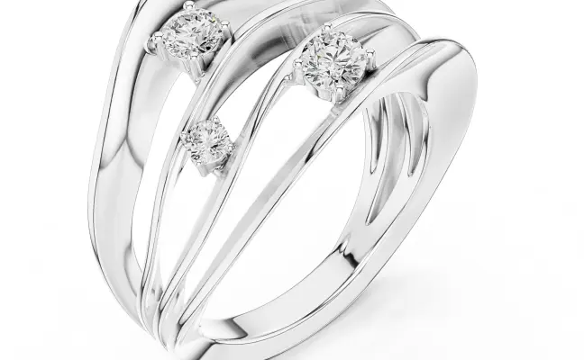 Minimal Lab Grown Diamond Ring.