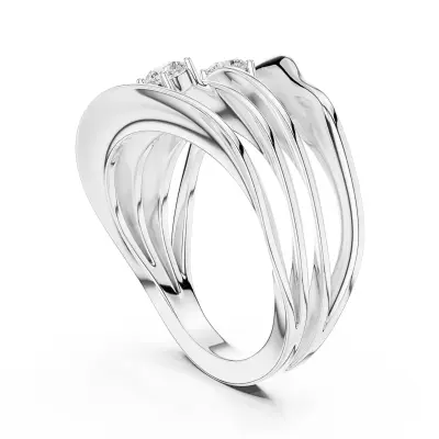 Minimal Lab Grown Diamond Ring.