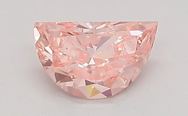 0.37ct FANCY VIVID  PINK VS1 Half Moon (IGI)