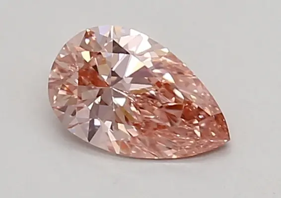 0.35ct FANCY VIVID  PINK VS1 Pear (IGI)