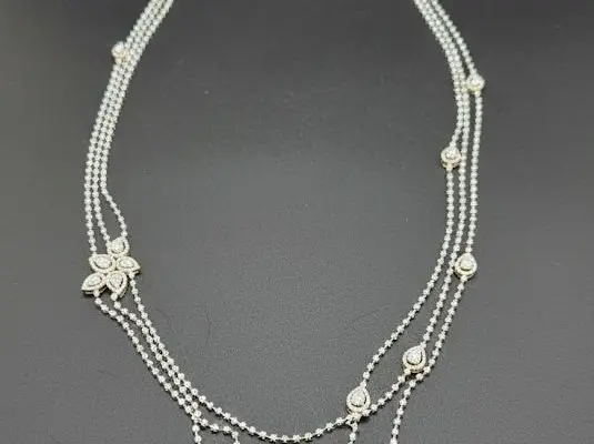 Celestial Cascade Diamond Necklace Set