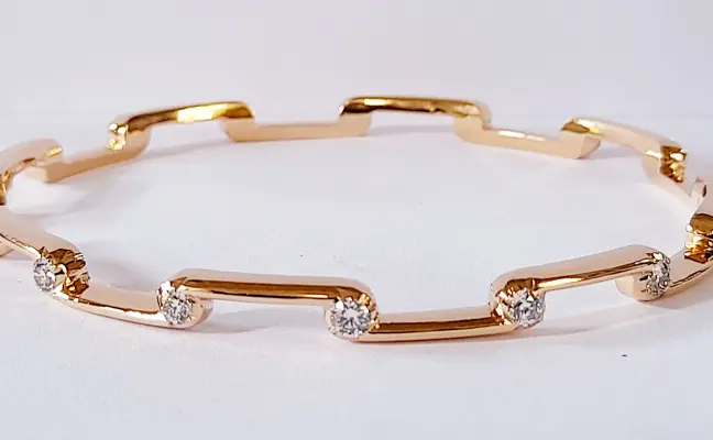 Diamond bangles - 5