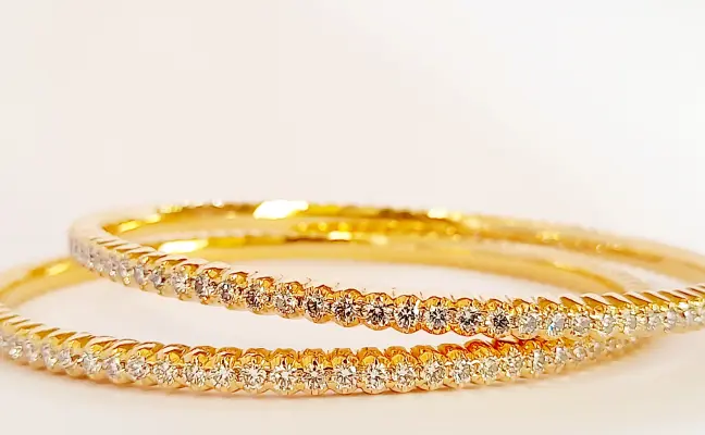 Diamond bangles -6