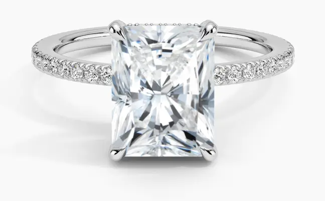 1.20 ctw Radiant Cut Diamond Engagement Ring