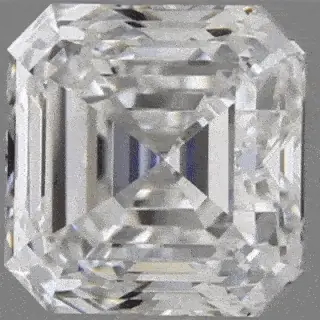 2.50-Carat Asscher Cut Natural Loose Diamond