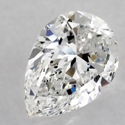 1.00 - Carat Pear Cut Natural Loose Diamond