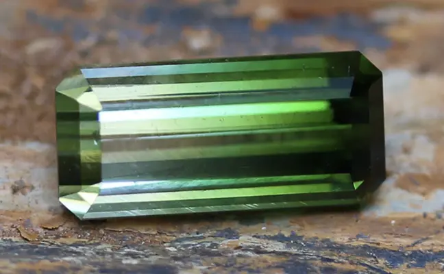 14.18 CTW Natural Bi-Color Green Tourmaline_CaratX Loose Natural Gemstones