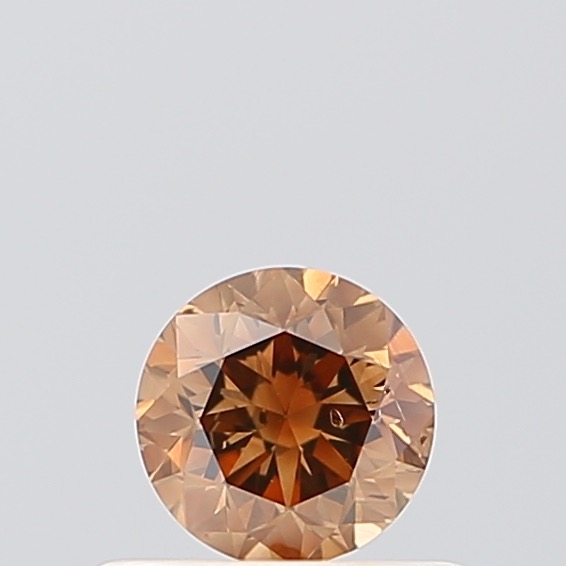 Sst 100035_GIA_Round Shape_CaratX_Brillant Cut_Natural Fancy Dark Orangy Brown_6422202339