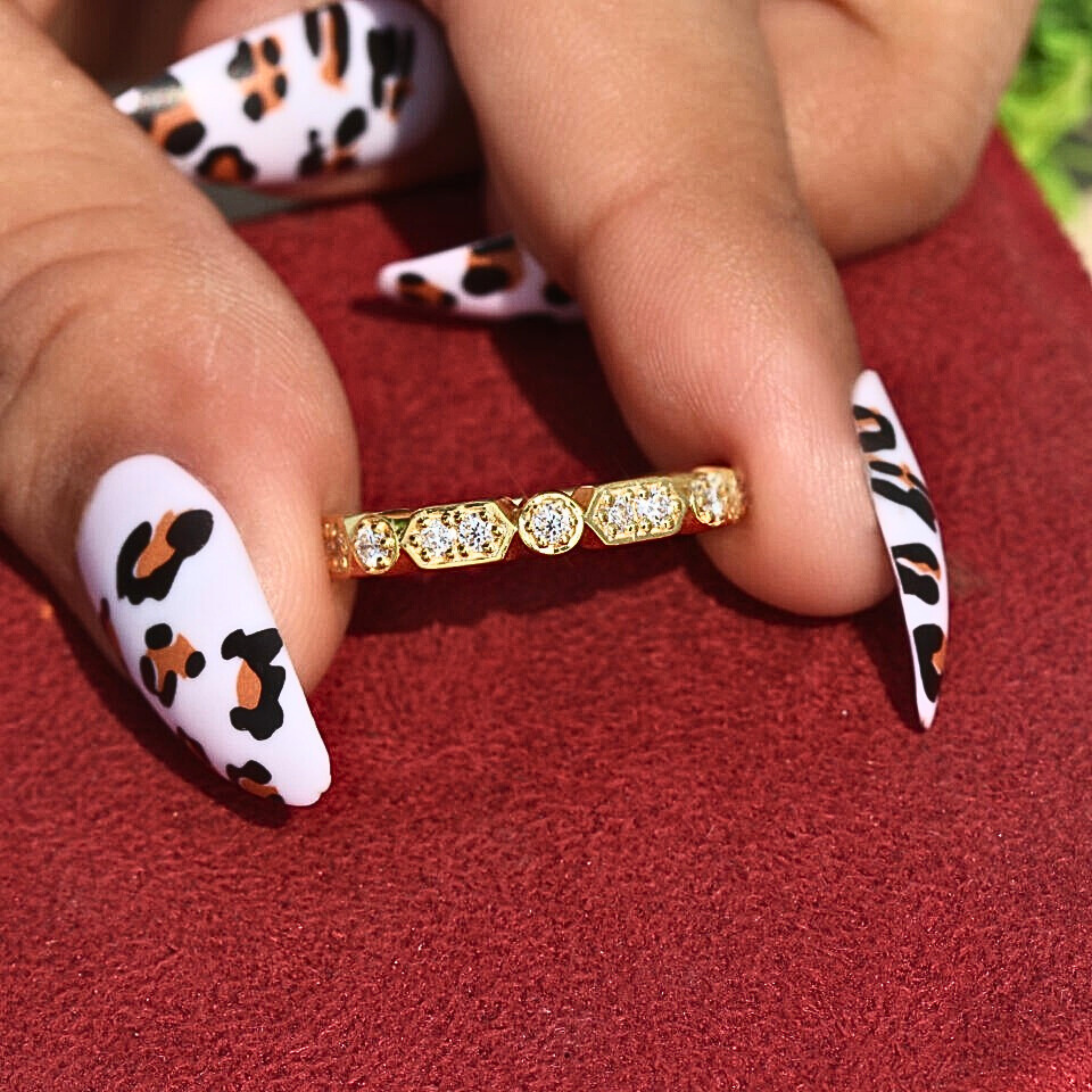 0.33 CT Round Cut Lab Grown Diamond Half Eternity Wedding Band