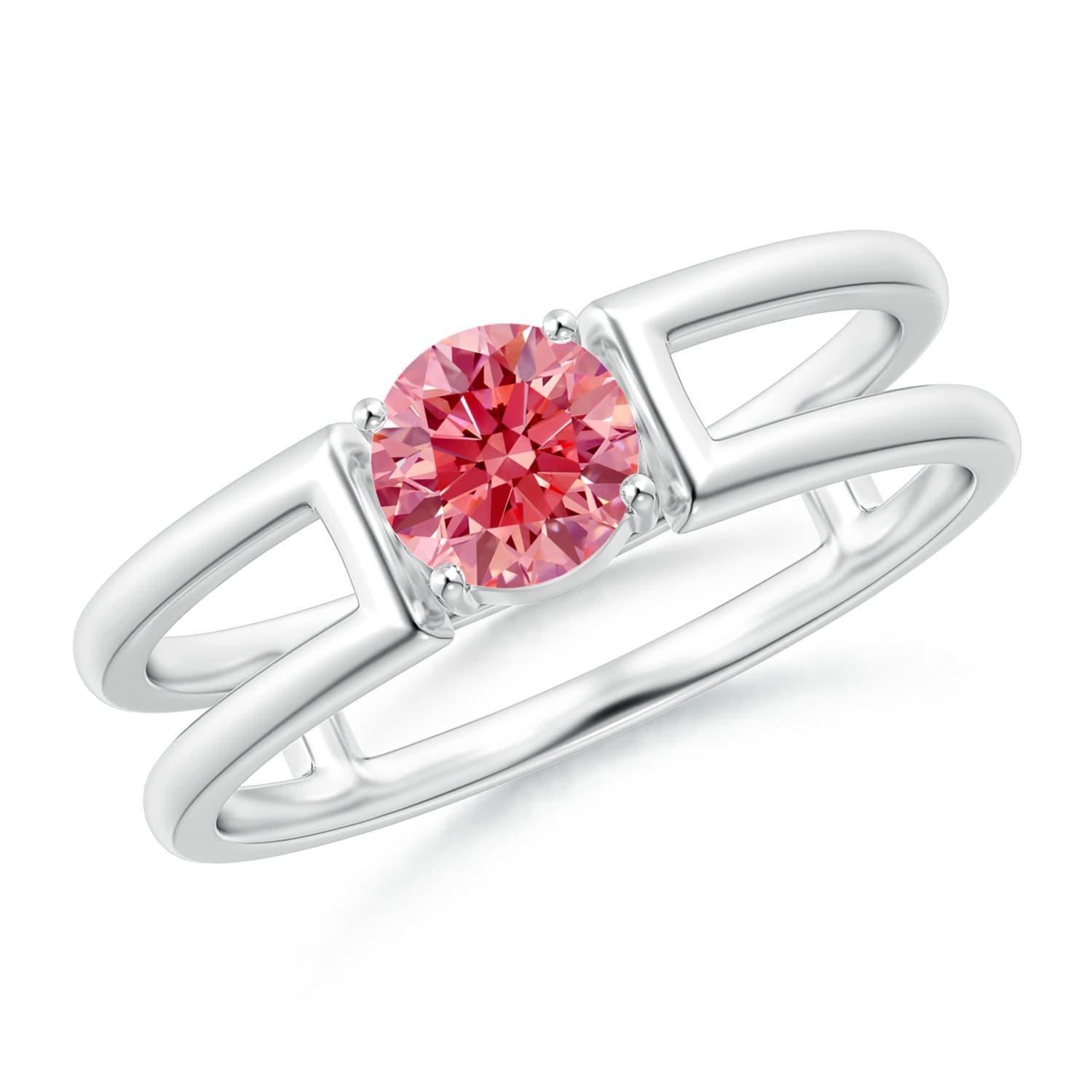 Solitaire Round Shape Lab Grown Diamond Ring