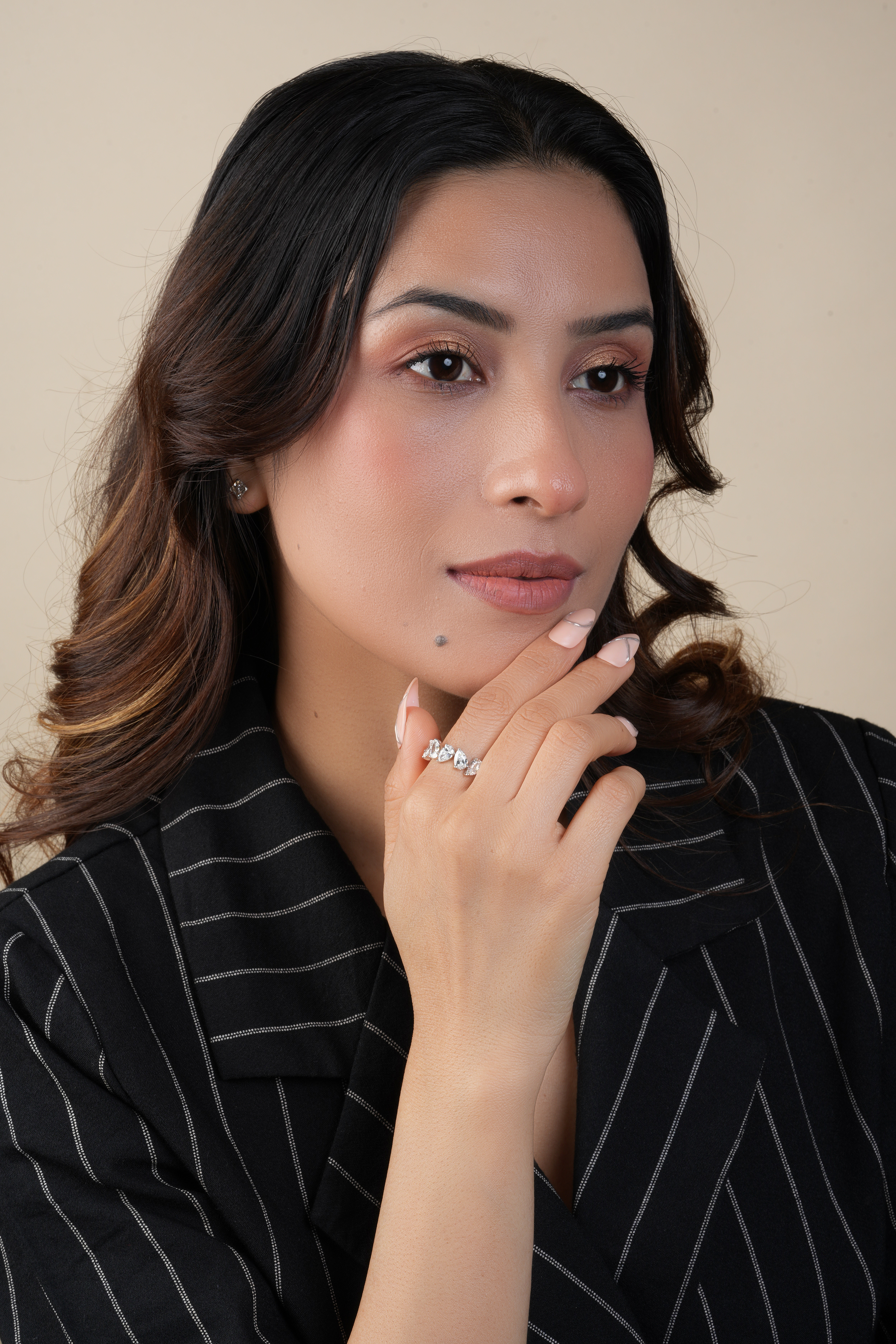 Pear Cut Diamond Eternity Wedding Bands for Women