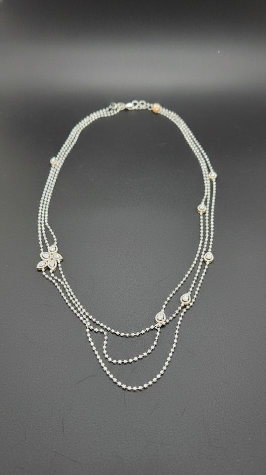 Celestial Cascade Diamond Necklace Set